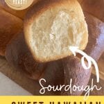 Sweet Sourdough Hawaiian Rolls