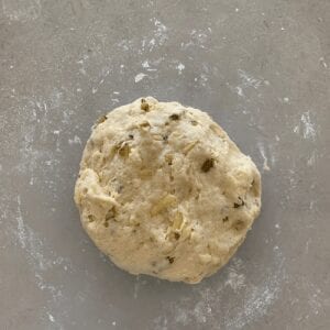 Sourdough discard crackers with Jalapeno Cheese