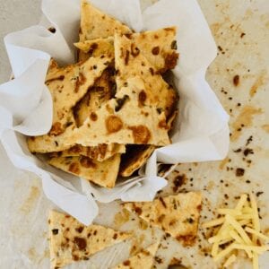 Sourdough Crackers Recipe with Jalapeno Cheddar
