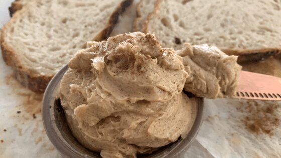 Whipped honey cinnamon butter