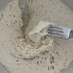 Bubbly mixture that has been left overnight