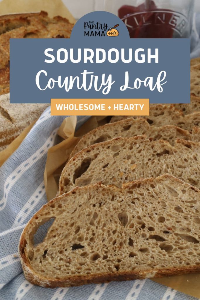 SOURDOUGH COUNTRY LOAF - PINTEREST IMAGE
