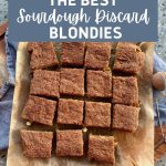 SOURDOUGH BLONDIES - PINTEREST IMAGE