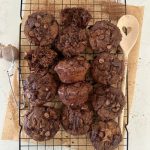 SOURDOUGH CHOCOLATE ZUCCHINI MUFFINS - RECIPE FEATURE IMAGE