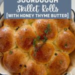 SOURDOUGH SKILLET ROLLS - PINTEREST IMAGE