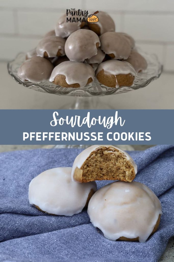 SOURDOUGH PFEFFERNUSSE COOKIES - PINTEREST IMAGE