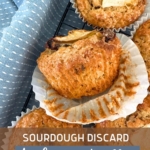 SOURDOUGH APPLESAUCE MUFFINS - PINTEREST IMAGE