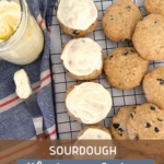 SOURDOUGH BLUEBERRY COOKIES - PINTEREST IMAGE