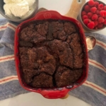 SOURDOUGH CHOCOLATE COBBLER - RECIPE FEATURE IMAGE
