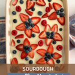 SOURDOUGH VANILLA SHEET CAKE - PINTEREST IMAGE