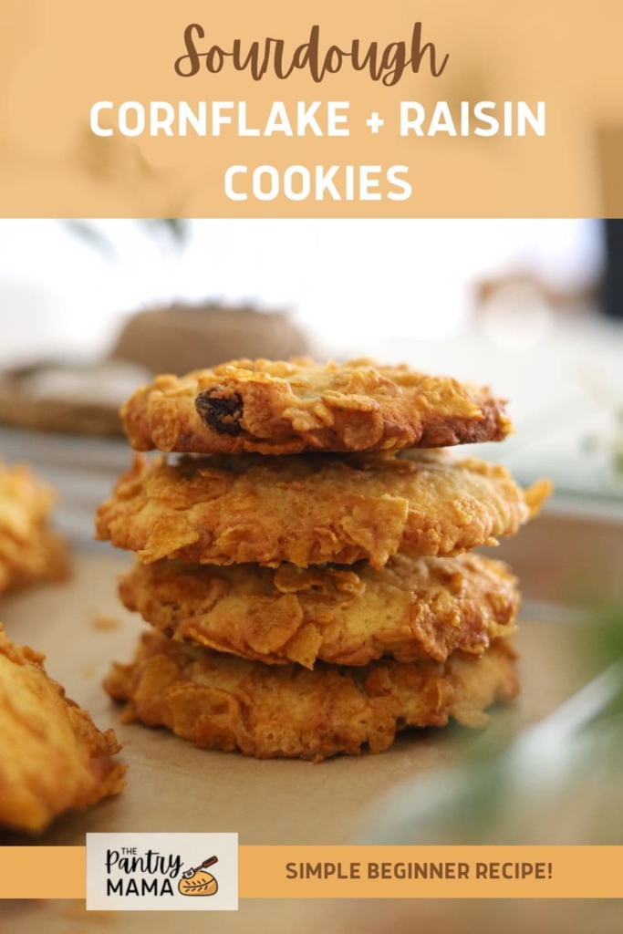 SOURDOUGH CORNFLAKE COOKIES - PINTEREST IMAGE